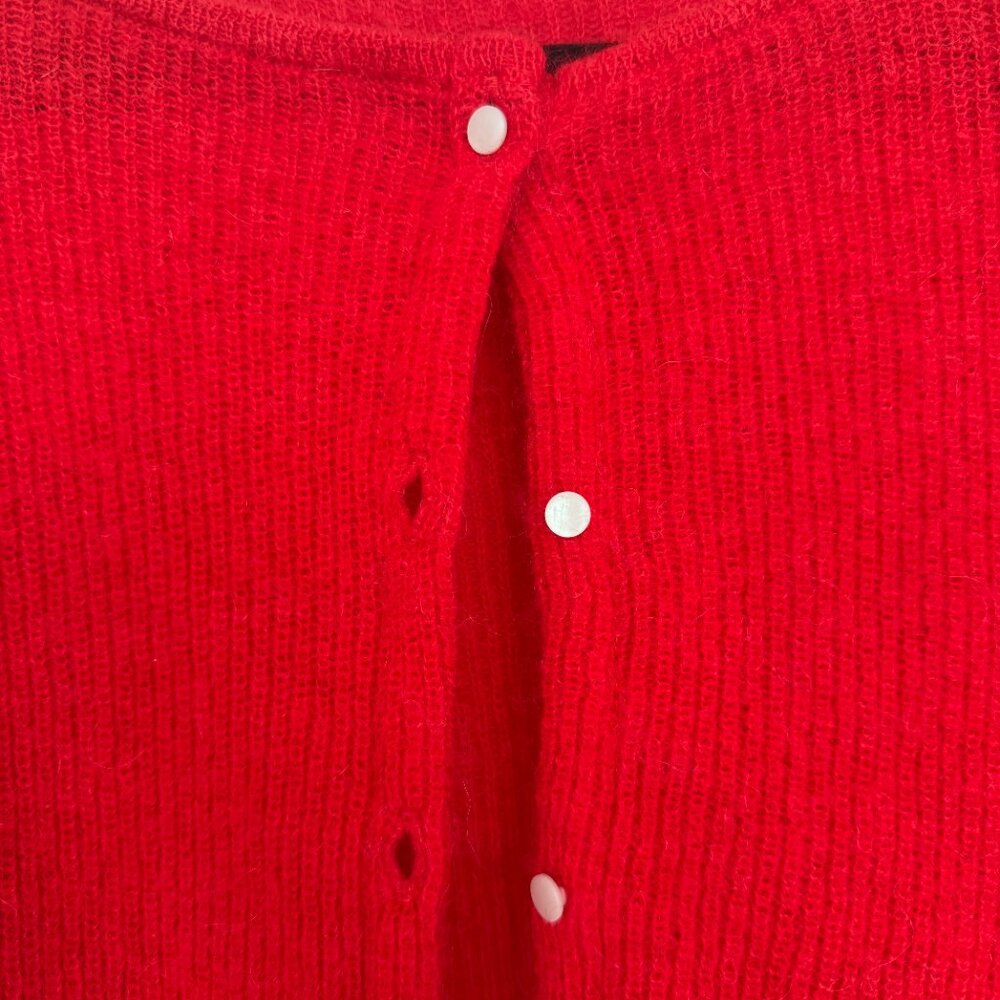 Sezane Gaspard Cardigan in Red (Small) - Picture 4 of 6